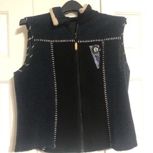Blue/black vest